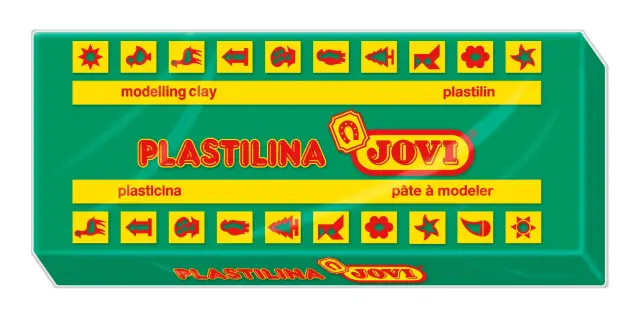 Imagen PLASTILINA JOVI MEDIANA VERDE OSCURO