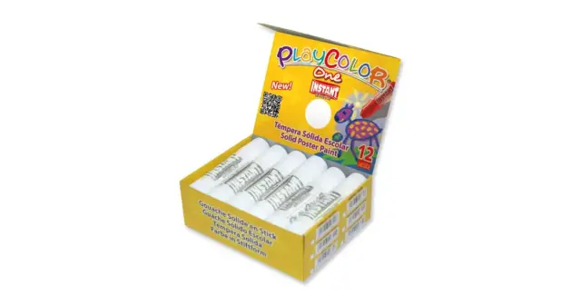 Imagen TEMPERA PLAYCOLOR ONE UNICOLOR BLANCO C/12