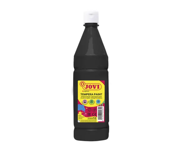 Imagen TEMPERA LIQUIDA NEGRA JOVI. 1000 ML.