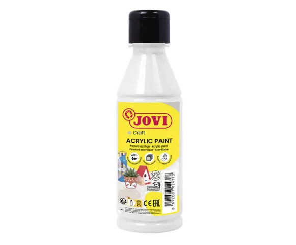 Imagen PINTURA ACRLICA BLANCA JOVIDECOR. 250ML.