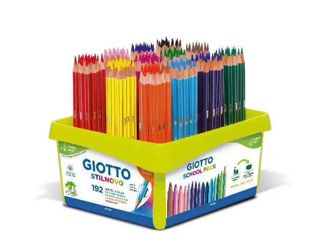 Imagen LAPIZ COLOR STILNOVO SCHOOLPACK C/192. GIOTTO