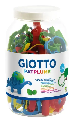 Moldes plastilina Giotto Bote 95u