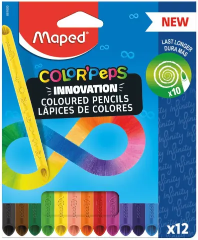 Starplast 12 LÁPICES DE COLORES ACUARELABLES Set de 12 lápices de