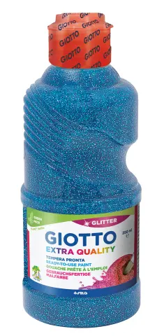 Imagen TEMPERA LIQUIDA GLITTER AZUL 250 ML. GIOTTO