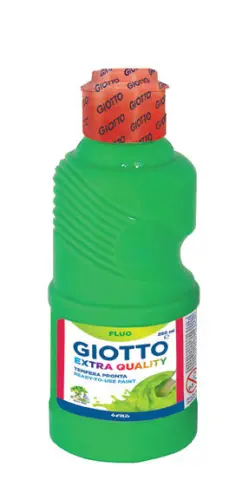 Imagen TEMPERA FLUOR VERDE GIOTTO 250 ML.