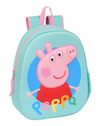 Imagen MOCHILA GUARDERIA 3D PEPPA PIG. SAFTA