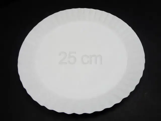 Imagen PLATO DE CARTON 25CM.