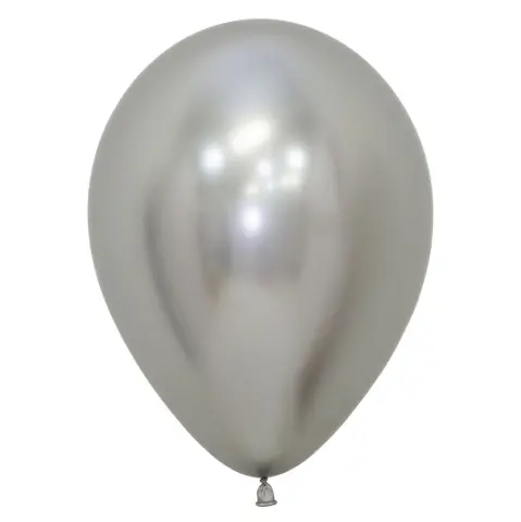 Imagen BOLSA GLOBOS PLATA C/15