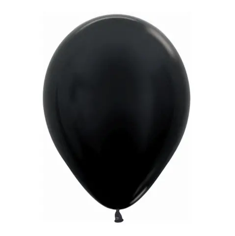 Imagen BOLSA GLOBOS NEGRO C/12