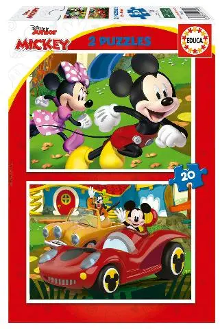 Imagen PUZZLE MICKEY FUN HOUSE 2X20 PZAS.