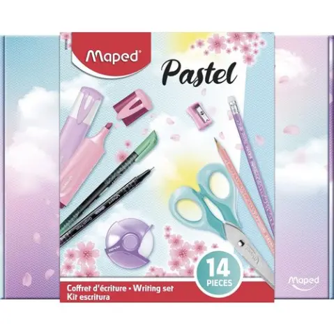 Imagen SET 14 PIEZAS COLOR PASTEL. MAPED