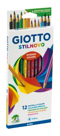 Imagen LAPICES DE COLORES STILNOVO C/12. GIOTTO