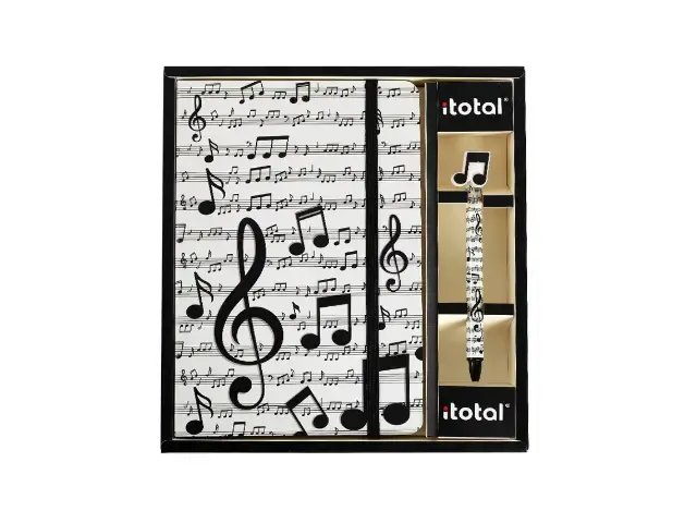 Imagen CUADERNO A5 + BOLGRAFO MUSIC