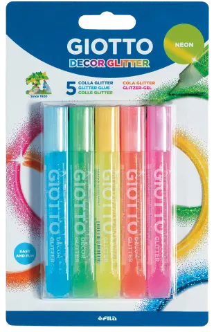 Imagen BLISTER GLITTER GLUE NEN. GIOTTO 