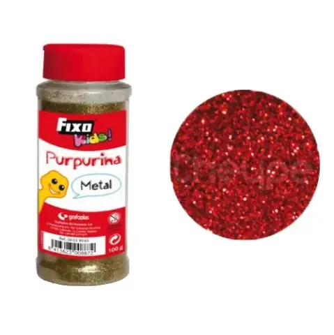 Imagen PURPURINA ROJA 100GR. FIXO