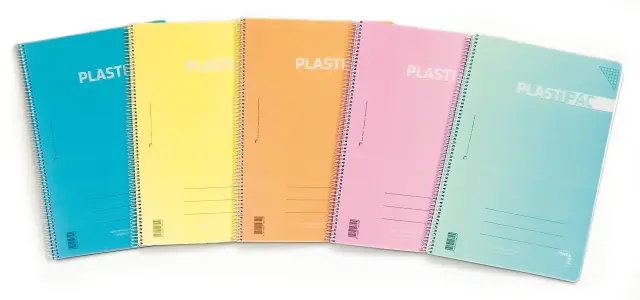 Imagen CUADERNO F 4MM PP COLORES PASTEL  80H. 90 GR. PACSA