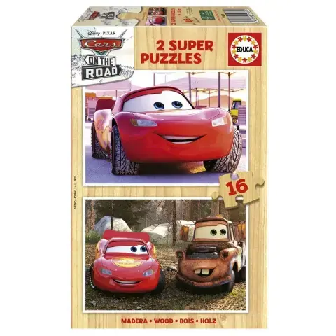 Imagen PUZZLES CARS 2X16 PZAS. 