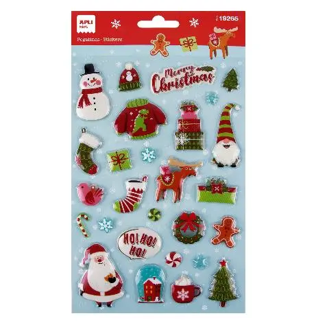 Imagen BOLSA GOMETS NAVIDAD HO HO HO 1HOJA