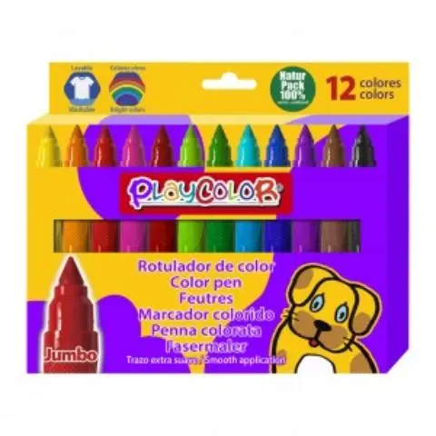 Imagen ROTULADOR JUMBO PLAYCOLOR C/12