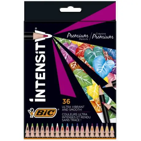 Imagen LAPICES DE COLORES BIC INTENSITY C/36