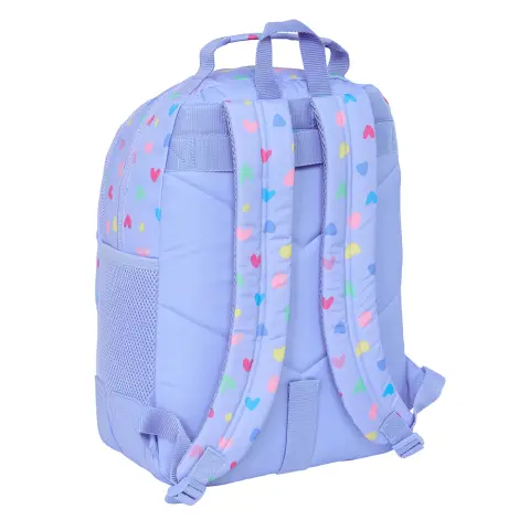 Imagen MOCHILA DOBLE BENNETTON LILA. SAFTA 2