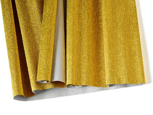 Imagen PAPEL CRESPON ORO METALIZADO 0,5X2,5MTR. FIXO