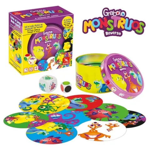 Imagen JUEGO DE MESA GRABOLO MONSTRUOS REVERSO 