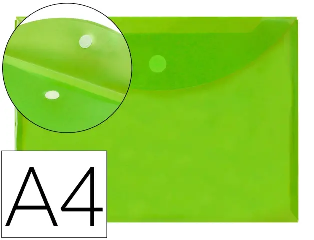 Imagen SOBRE A4 VELCRO VERDE