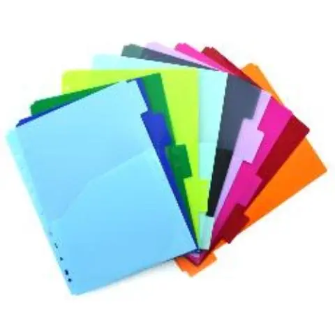 Imagen SEPARADORES XTRA A4 COLORLINE 10 POSICIONES. OFFICE BOX