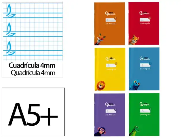 Imagen LIBRETA PAUTAGUIA 4 4 MM. 32 H. 75 GR. LIDERPAPEL