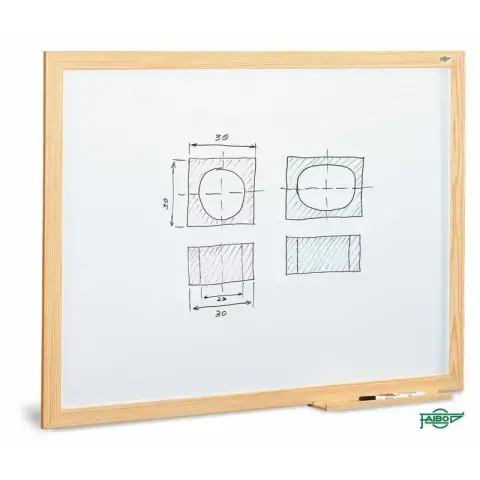 Imagen PIZARRA BLANCA ESTRATIFICADA 100x150 CM.