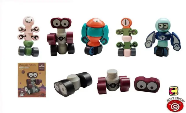 Imagen PUZZLE MAGNETICO ROBOT
