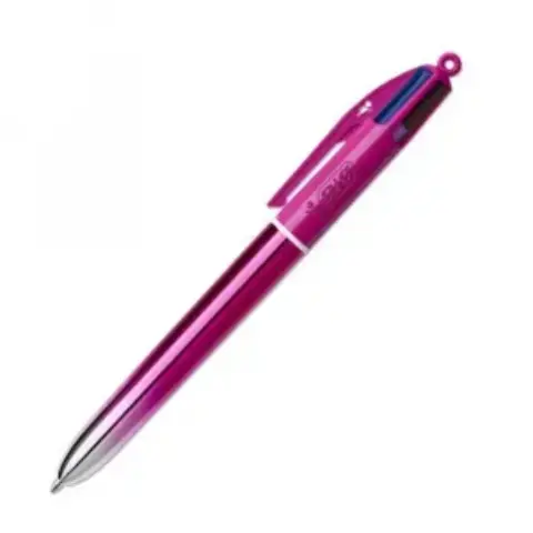 Imagen BOLIGRAFO 4 COLORES SMOOTH ROSA BIC