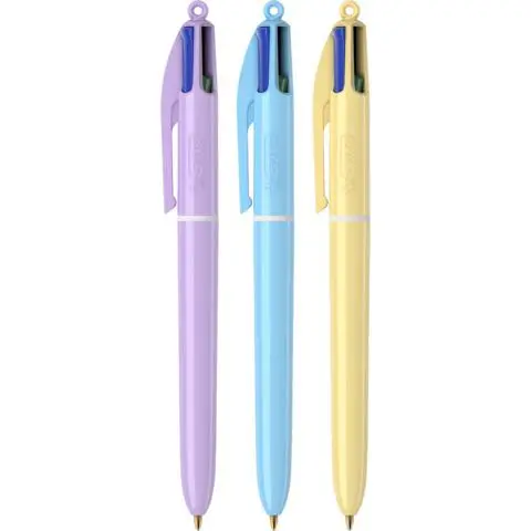 Imagen BOLIGRAFO 4 COLORES PASTEL BIC