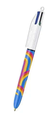 Imagen BOLIGRAFO 4 COLORES LINES BLUE BIC