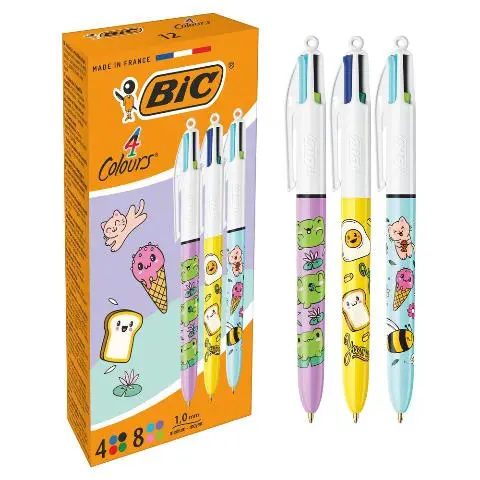 Imagen BOL�GRAFO BIC 4 COLORES KAWAI