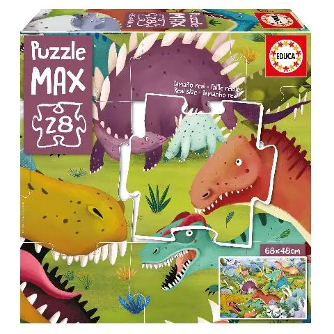 Imagen PUZZLE MAX DINOSAURIOS 28 PZAS. 