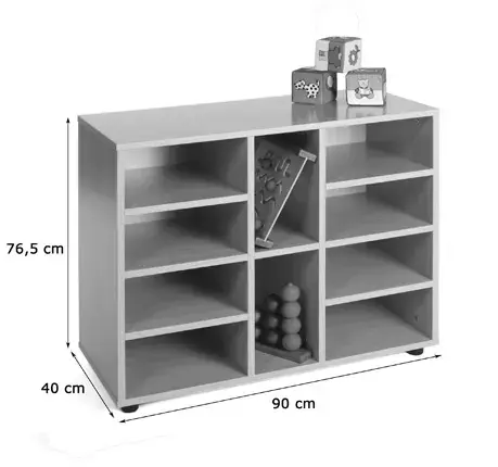 Imagen MUEBLE BAJO 10 CASILLAS 2